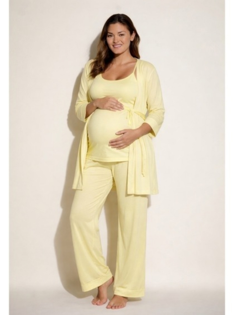 NWT COSABELLA Nursing 3 Piece Pyjamas Set With Robe Sz M $165 - Picture 2 of 9